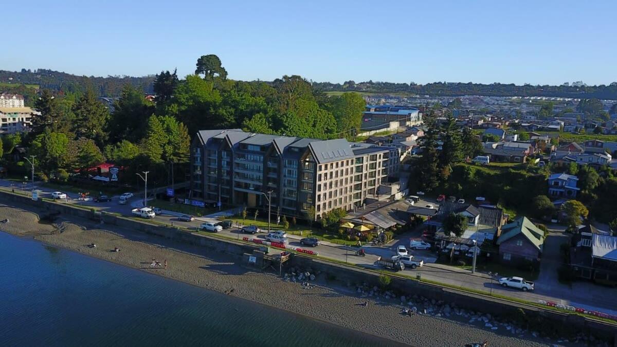 Hom I En Puerto Varas, Lujoso Depto Con Estacionamiento 0502 Bagian luar foto